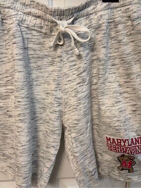 Very gently used men’s University  of Maryland Gray Heather  Sweat Shorts